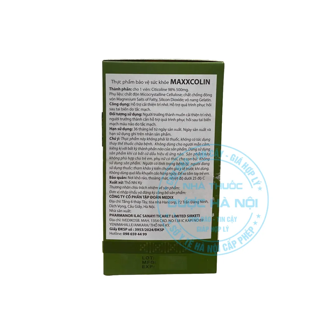 Viên uống Maxxcolin