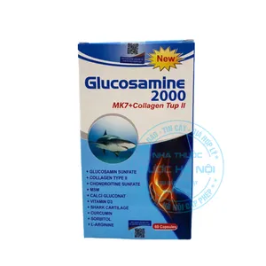 Viên uống Glucosamine 2000 MK7 + Collagen Tup II nâng cao sức khỏe khớp, phòng tránh các bệnh lý về xương