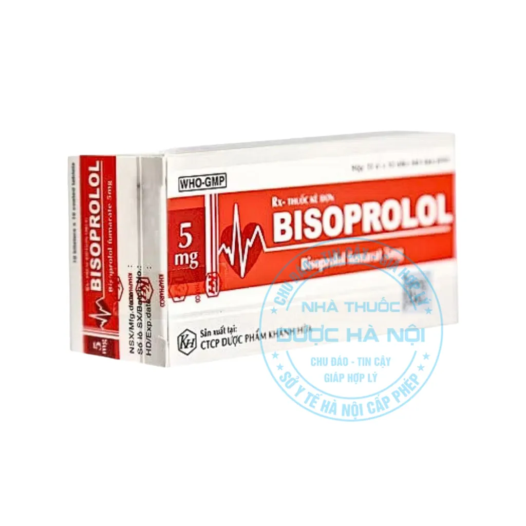 Thuốc Bisoprolol 5mg Khapharco