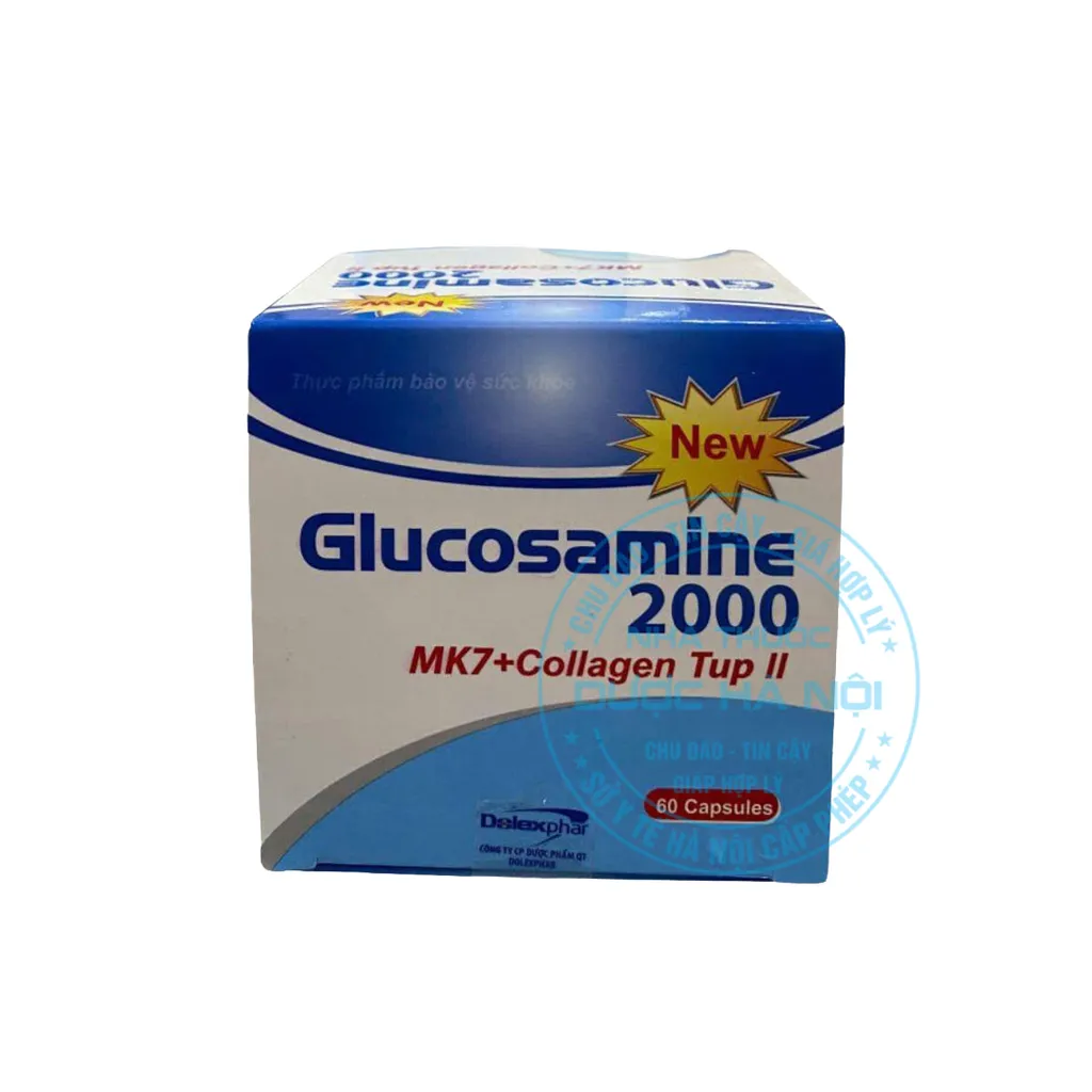 Viên uống Glucosamine 2000 MK7 + Collagen Tup II