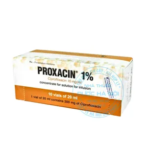 Thuốc Proxacin 1% điều trị các nhiễm khuẩn nhạy cảm với Ciprofloxacin