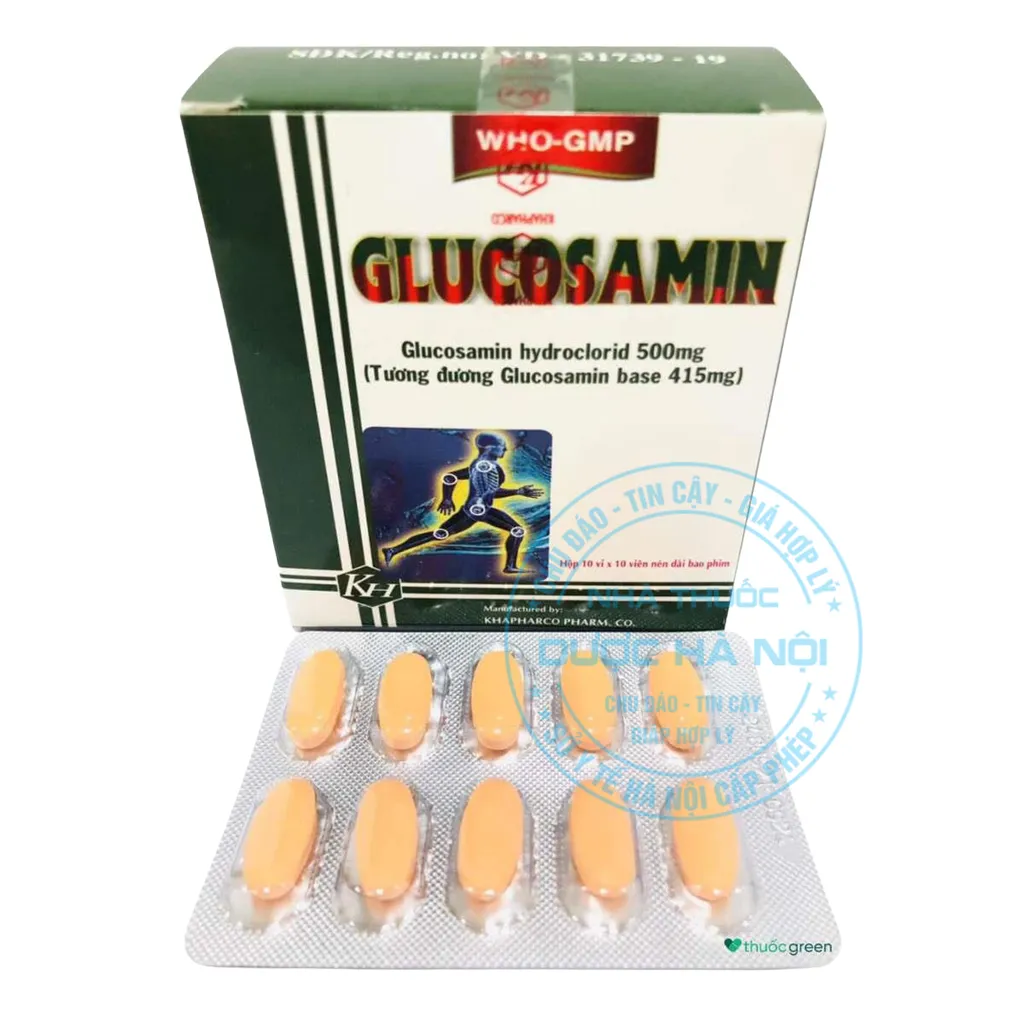 Thuốc Glucosamin 500mg Khapharco