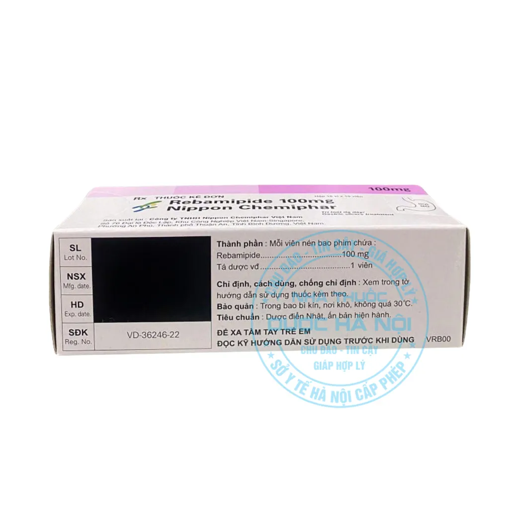 Thuốc Rebamipide 100mg Nippon Chemiphar