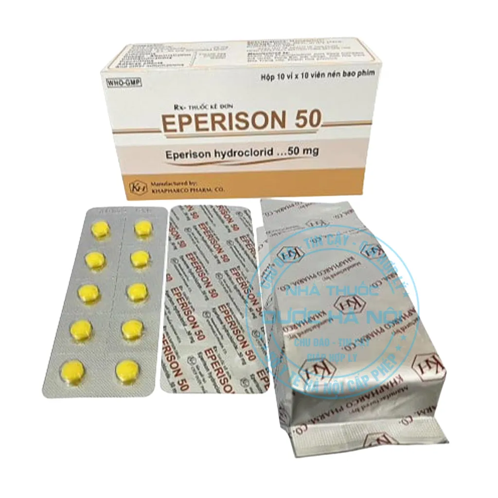 Thuốc Eperison 50 Khapharco