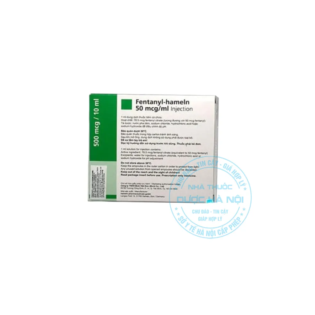 Thuốc Fentanyl-Hameln 50mcg/ml Injection