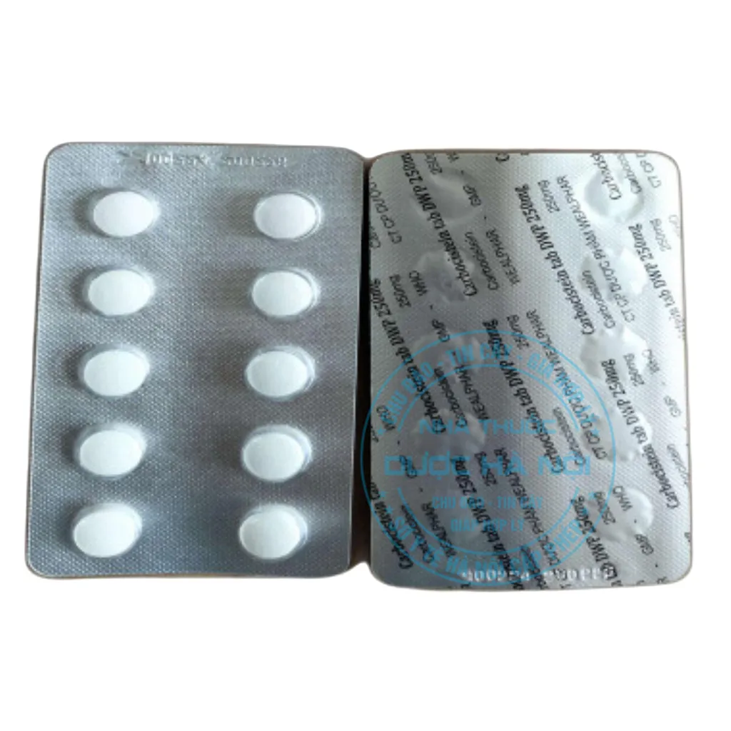 Thuốc Carbocistein Tab DWP 250mg