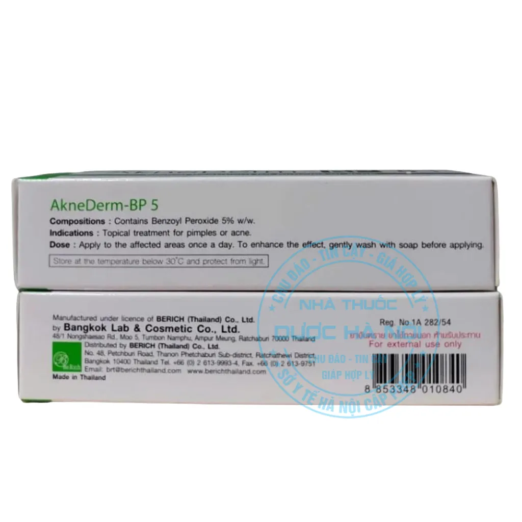 Thuốc Aknederm BP 5%