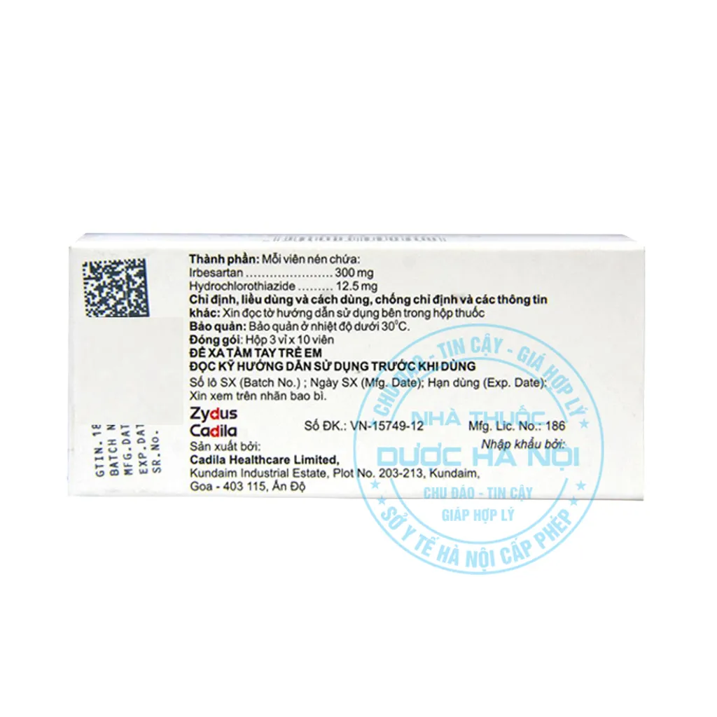 Thuốc Irbezyd H 300/12.5