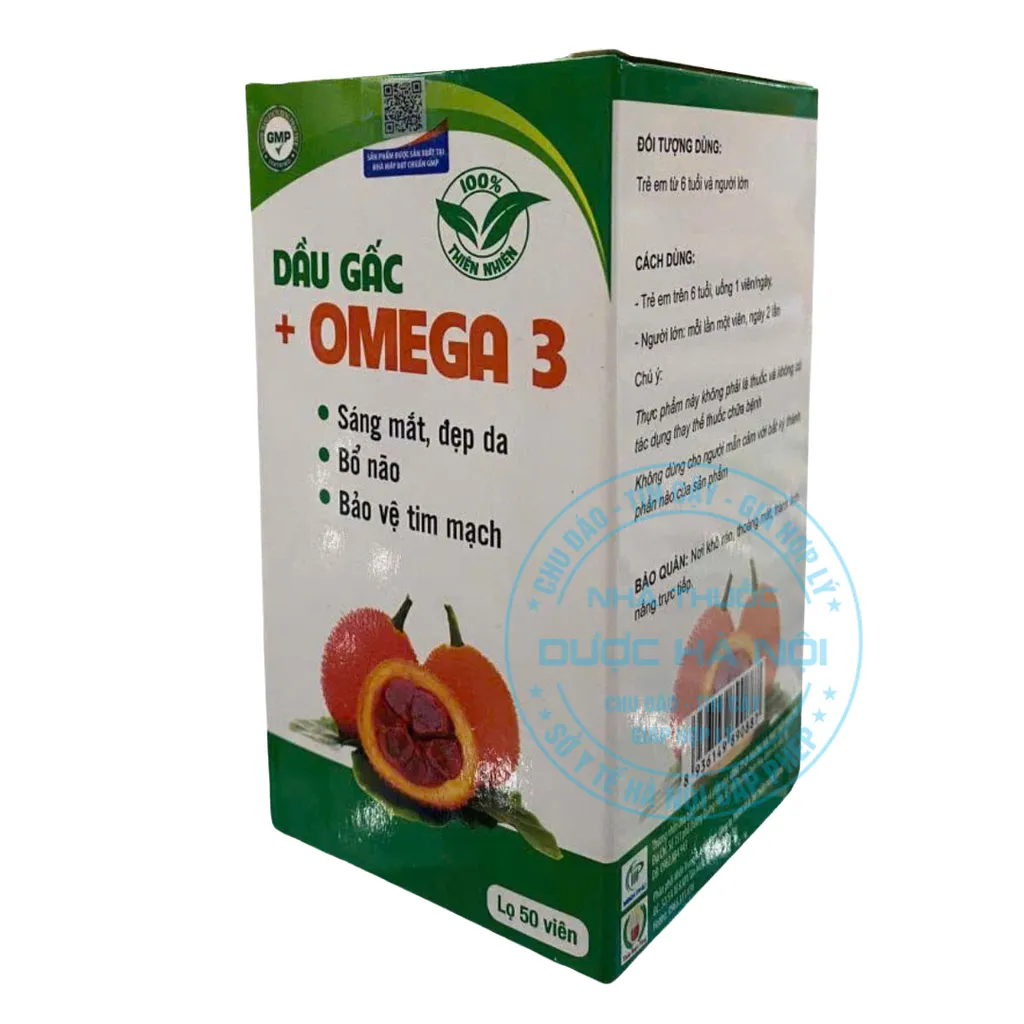 Viên uống Dầu Gấc + Omega 3