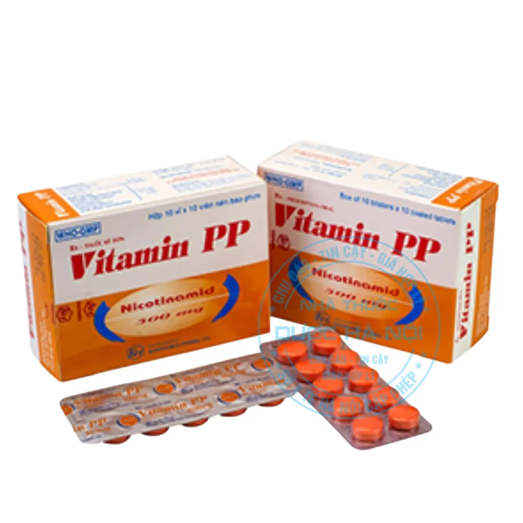 Thuốc Vitamin PP 500mg Khapharco