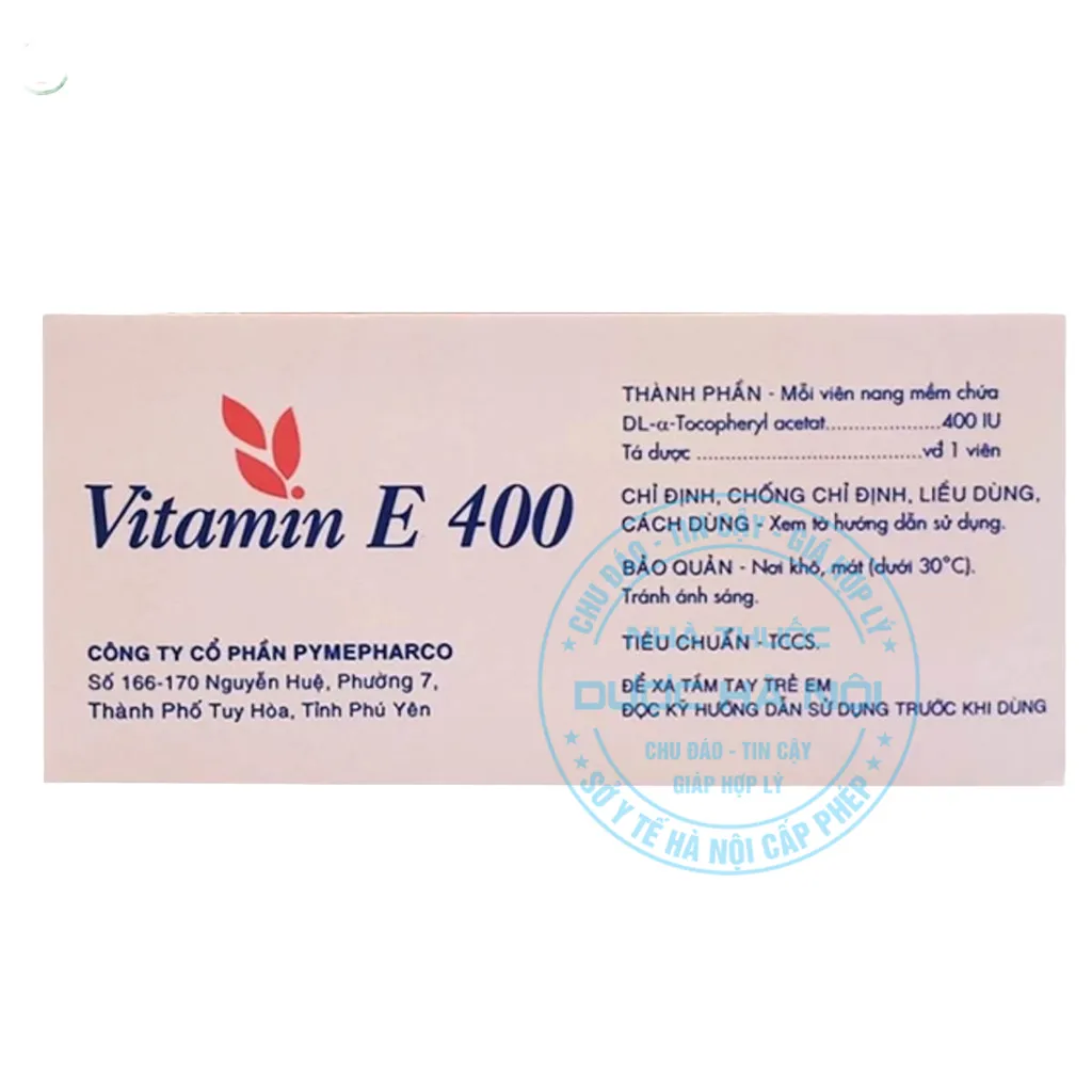 Thuốc Vitamin E 400IU Pymepharco