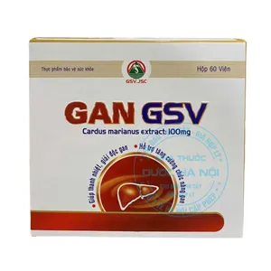 Viên uống Gan GSV hỗ trợ chức năng gan bằng các thành phần tự nhiên