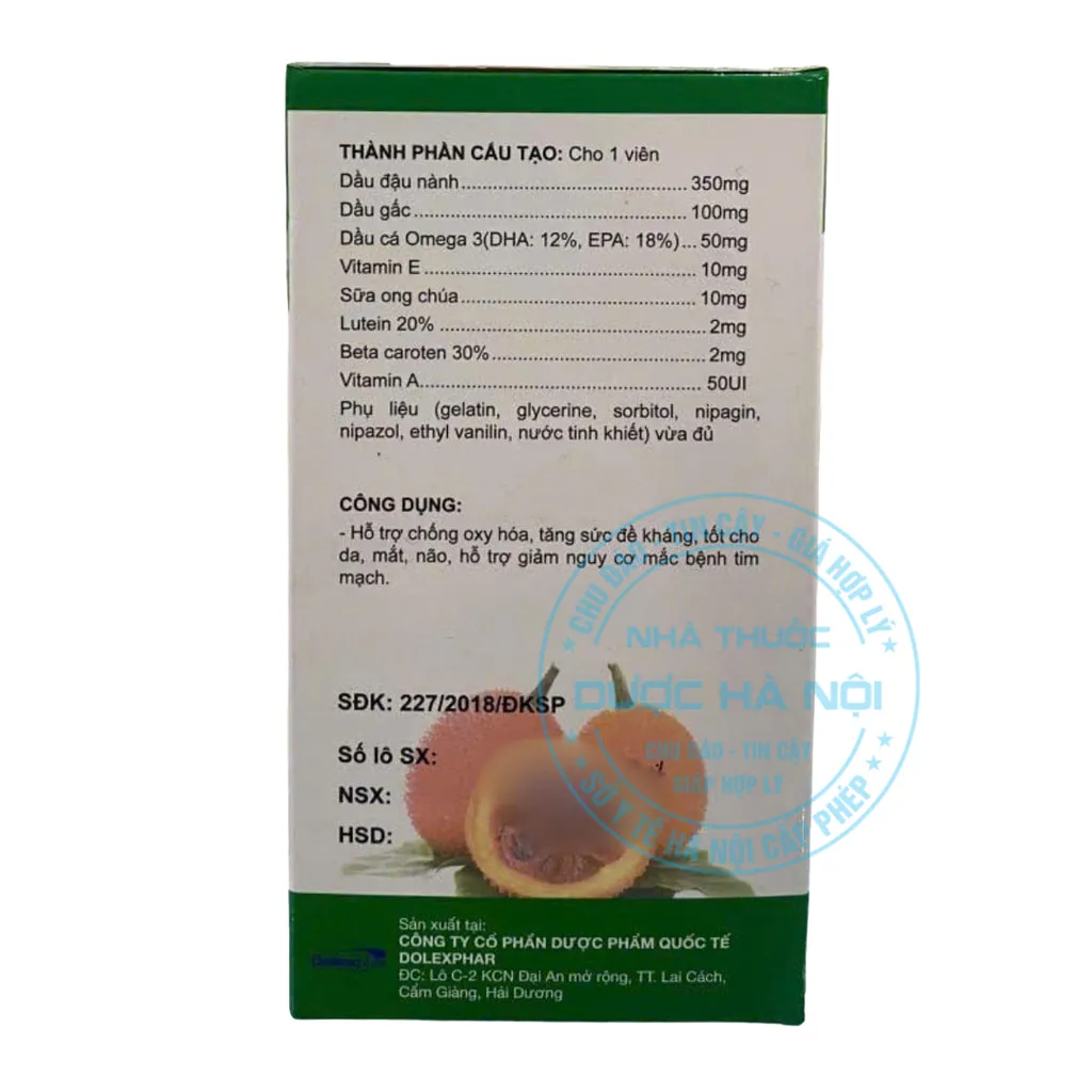 Viên uống Dầu Gấc + Omega 3
