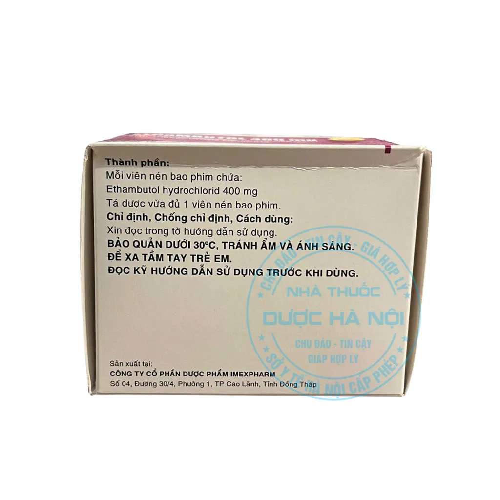 Thuốc Ethambutol 400mg