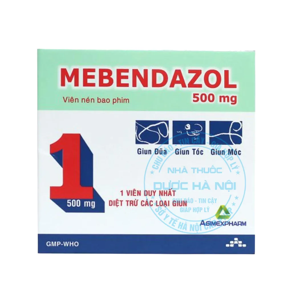 Thuốc Mebendazol 500mg
