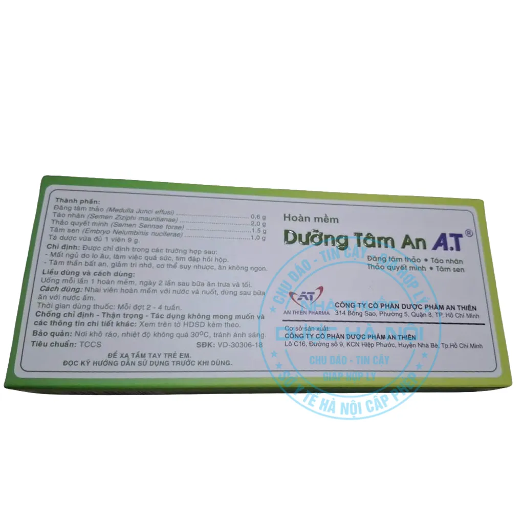 Thuốc Dưỡng tâm an A.T