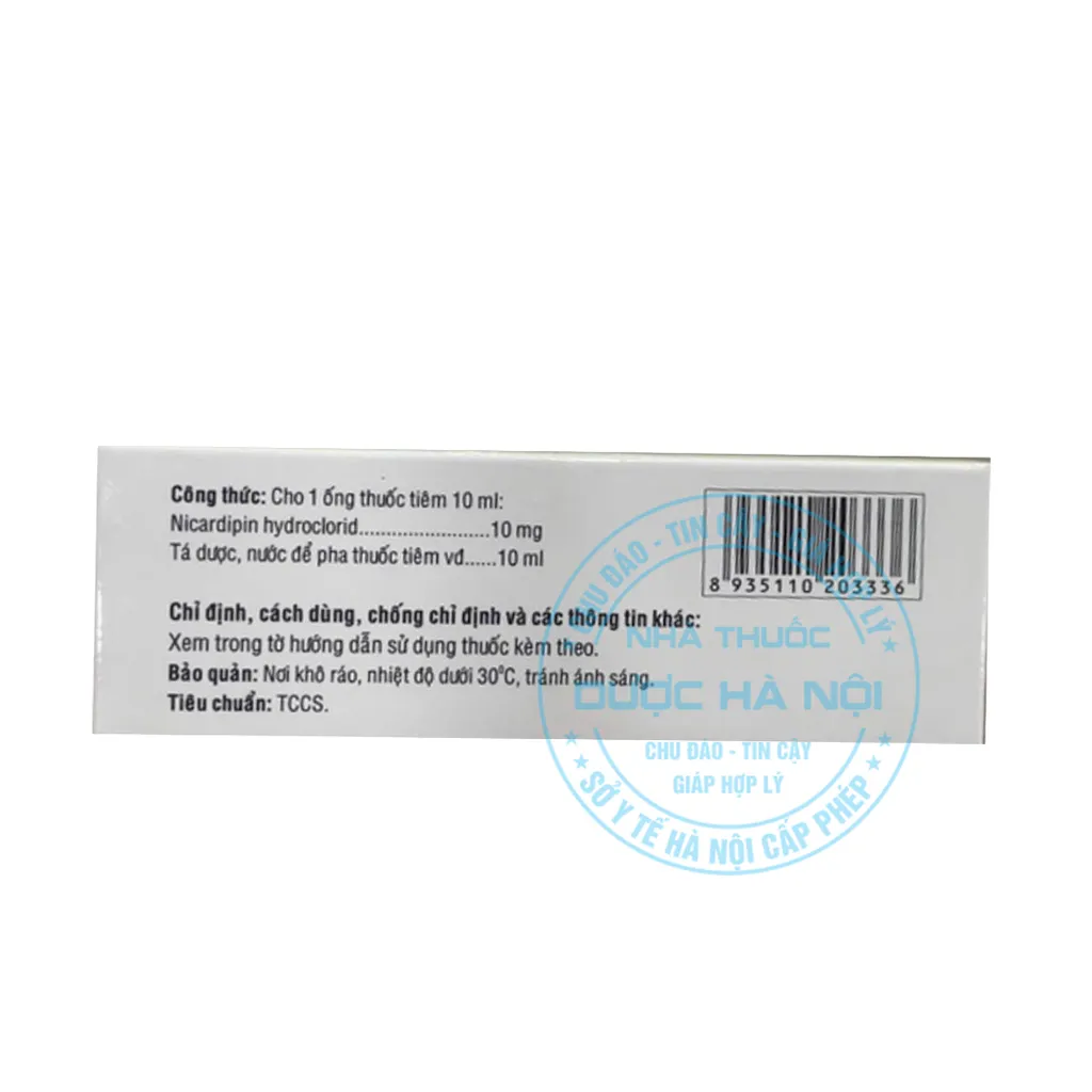 Thuốc Vincardipin 10mg/10ml