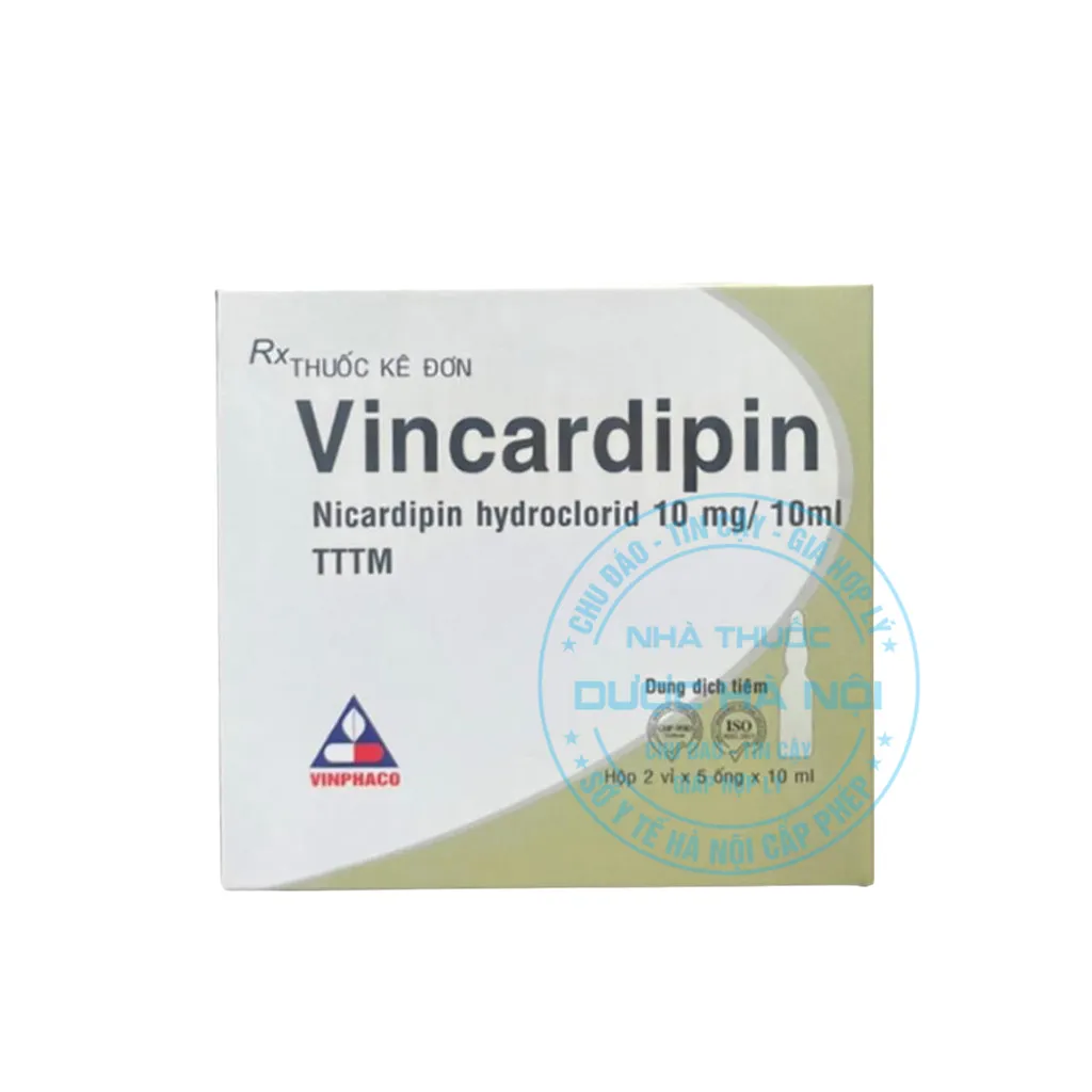 Thuốc Vincardipin 10mg/10ml
