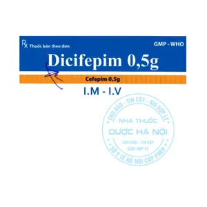 Thuốc Dicifepim 0.5g điều trị các nhiễm trùng nặng liên quan đến hệ tiết niệu