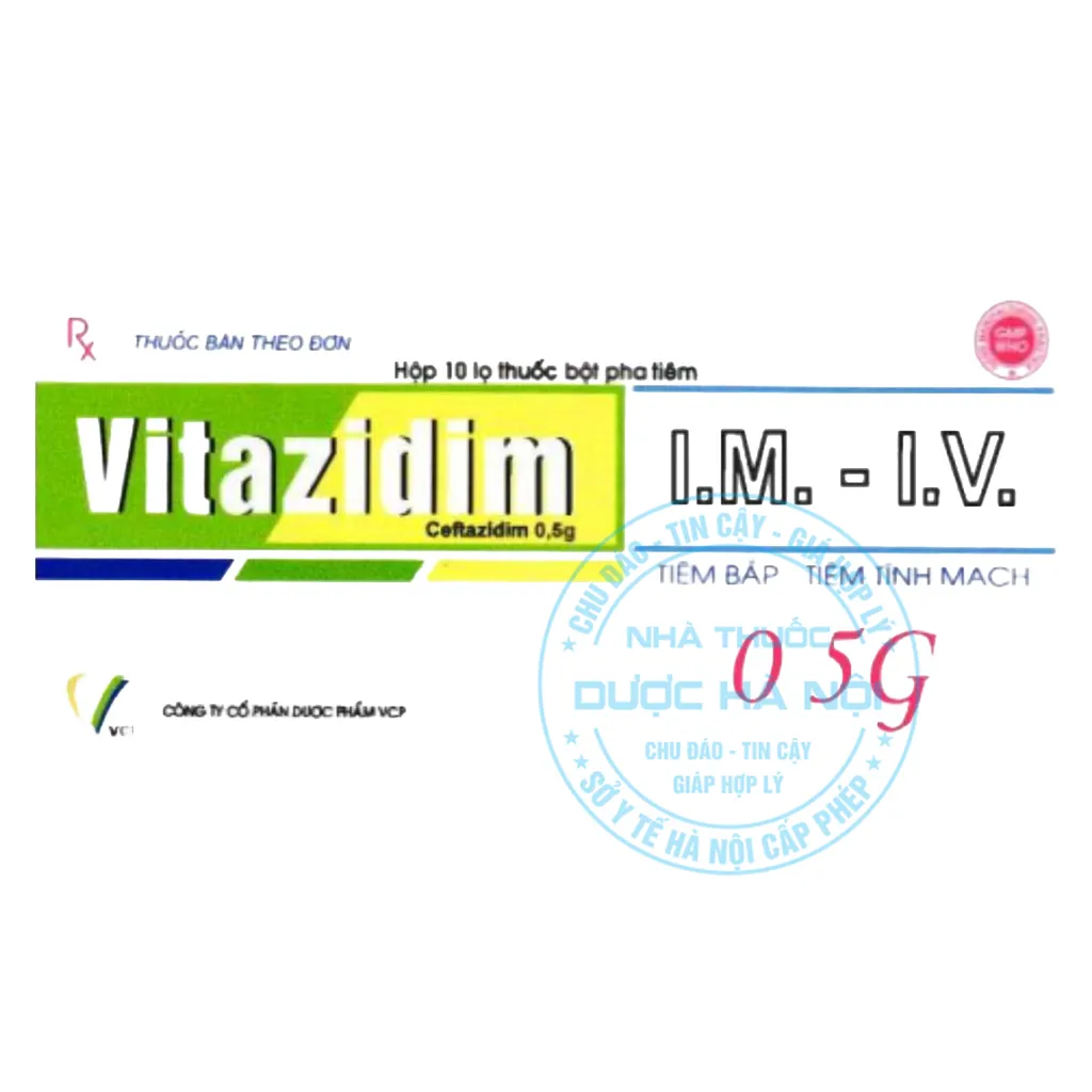Thuốc Vitazidim 0.5g