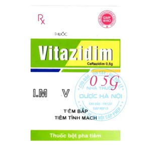 Thuốc Vitazidim 0.5g điều trị các nhiễm trùng do vi khuẩn gram âm gây ra