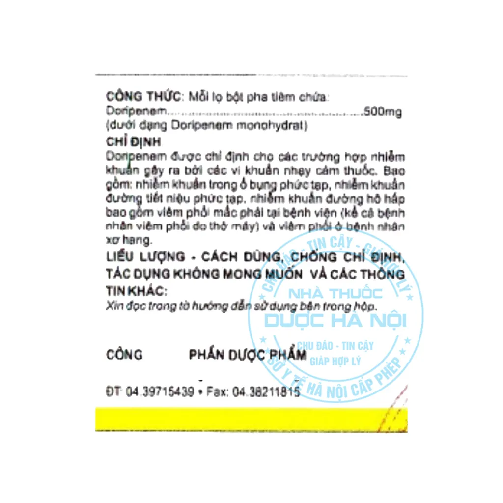 Thuốc Butapenem 500