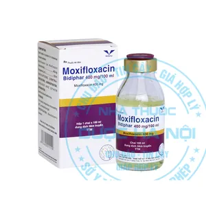 Thuốc Moxifloxacin Bidiphar 400mg/100ml điều trị trong các nhiễm trùng nặng và phức tạp
