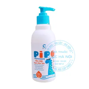 Sữa Tắm Gội Ngừa Rôm Sảy Pipo C-Renew 250g giữ gìn làn da mịn màng, an toàn