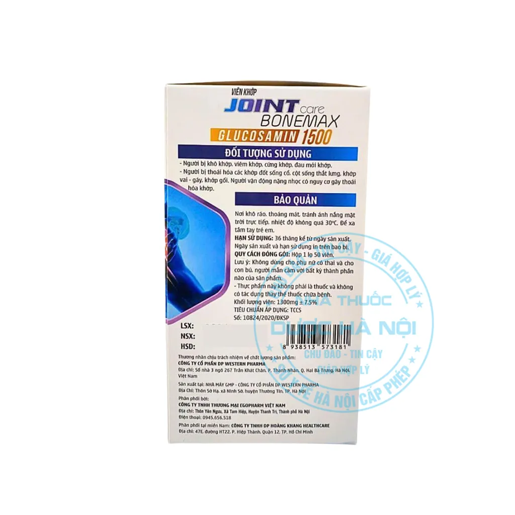 Viên Khớp Joint Care Bonemax Glucosamin 1500