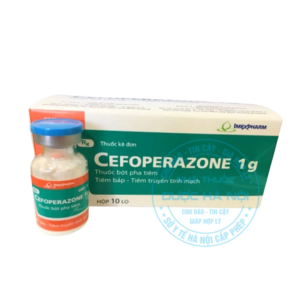 Thuốc Cefoperazone 1g