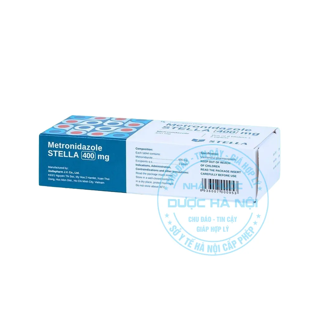 Thuốc Metronidazole Stella 400mg