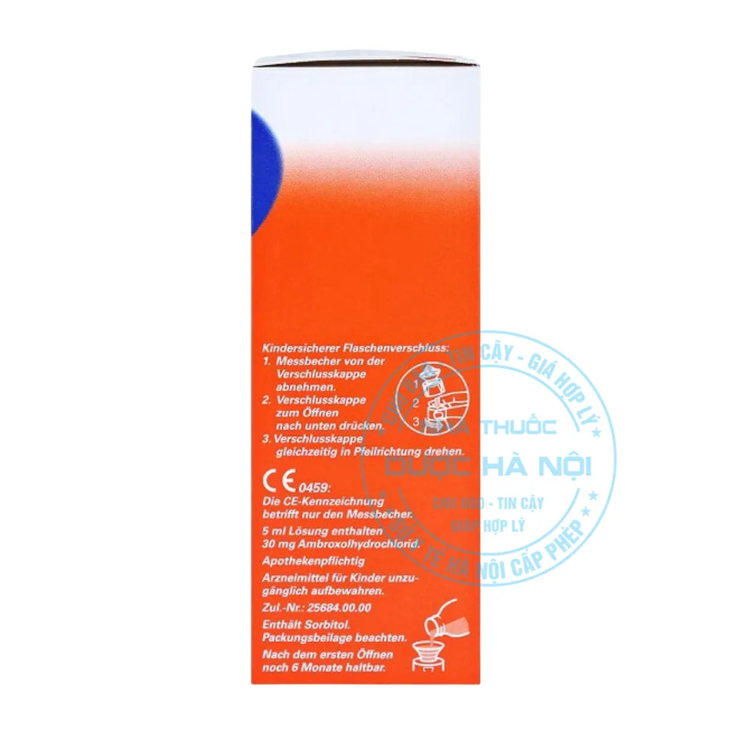 Thuốc Mucosolvan Kindersaft 30mg/5ml
