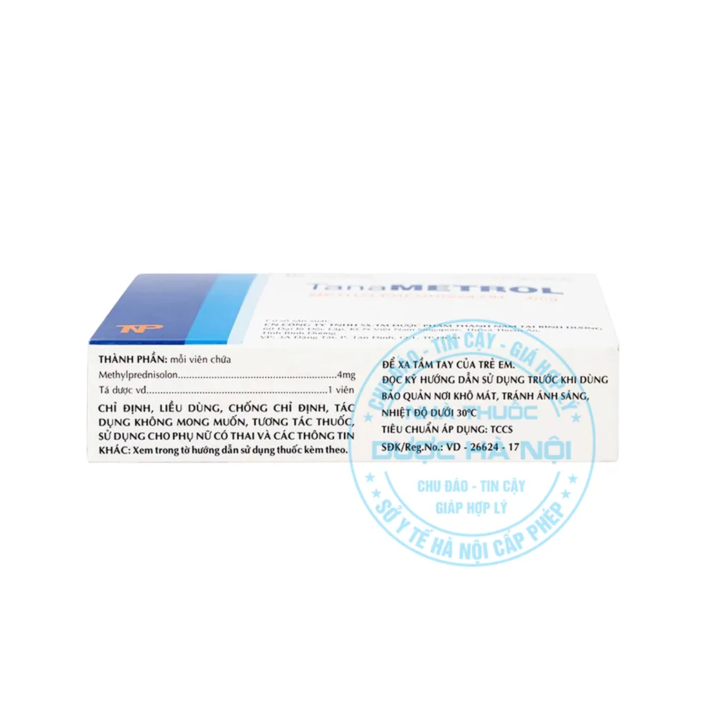 Thuốc TanaMetrol 4mg