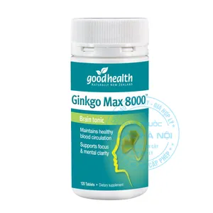 Viên uống Goodhealth Ginkgo Max 8000 cải thiện chức năng não bộ và tuần hoàn máu