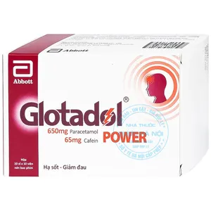 Thuốc Glotadol Power Abbott kiểm soát các cơn đau nặng và hạ sốt nhanh
