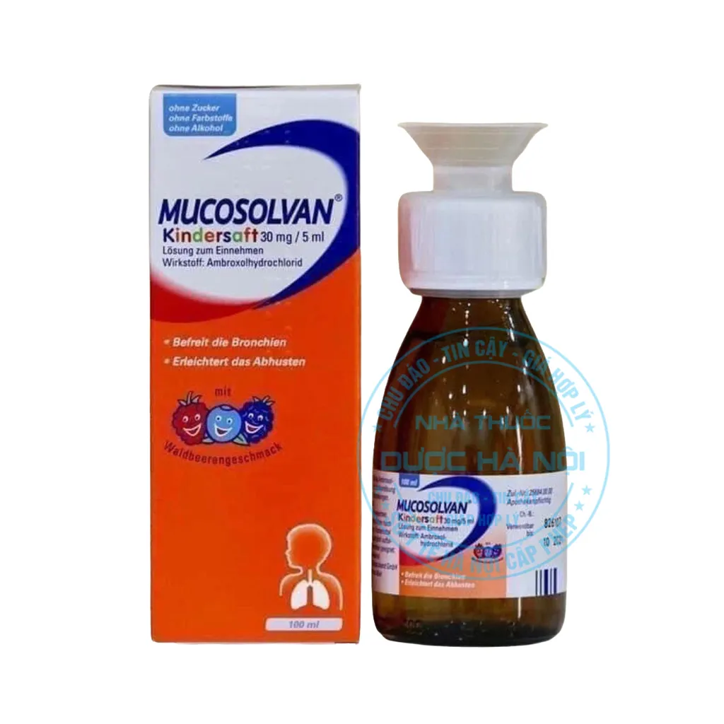 Thuốc Mucosolvan Kindersaft 30mg/5ml