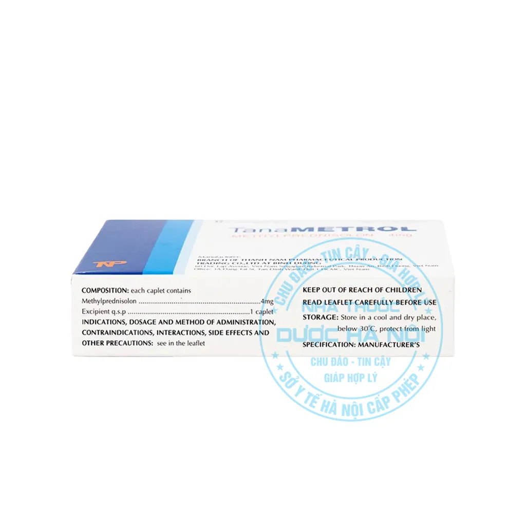 Thuốc TanaMetrol 4mg