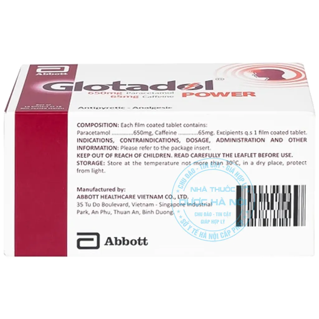 Thuốc Glotadol Power Abbott