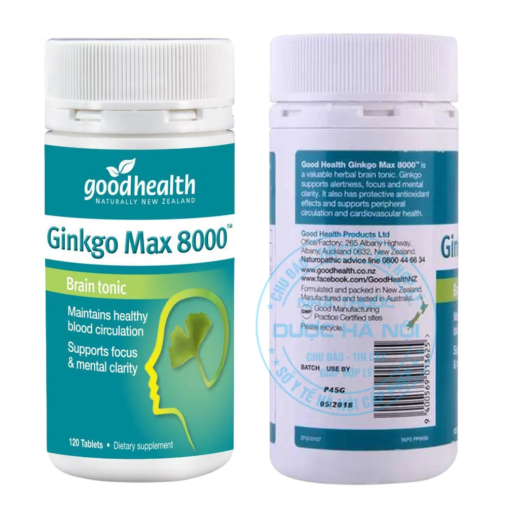 Viên uống Goodhealth Ginkgo Max 8000
