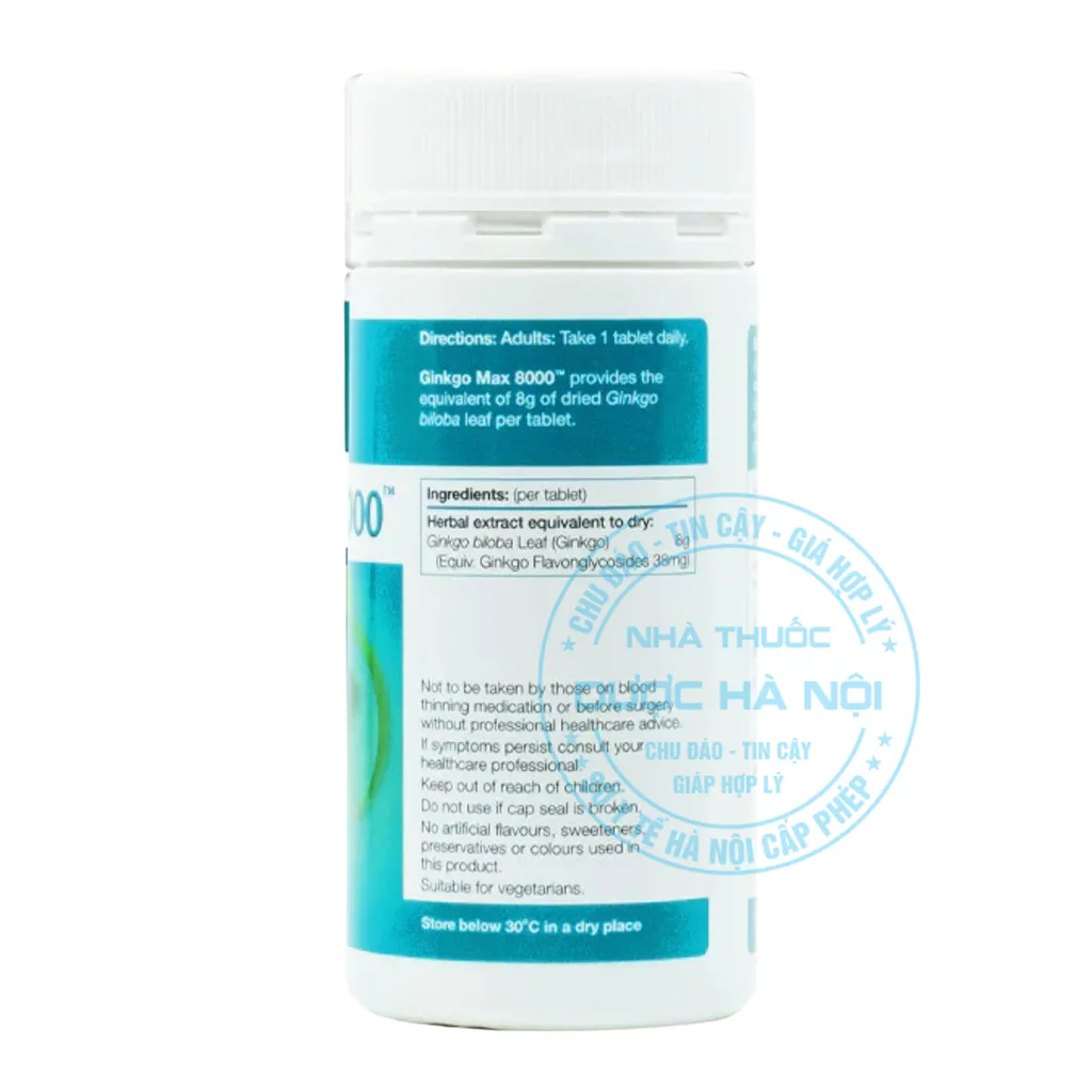 Viên uống Goodhealth Ginkgo Max 8000