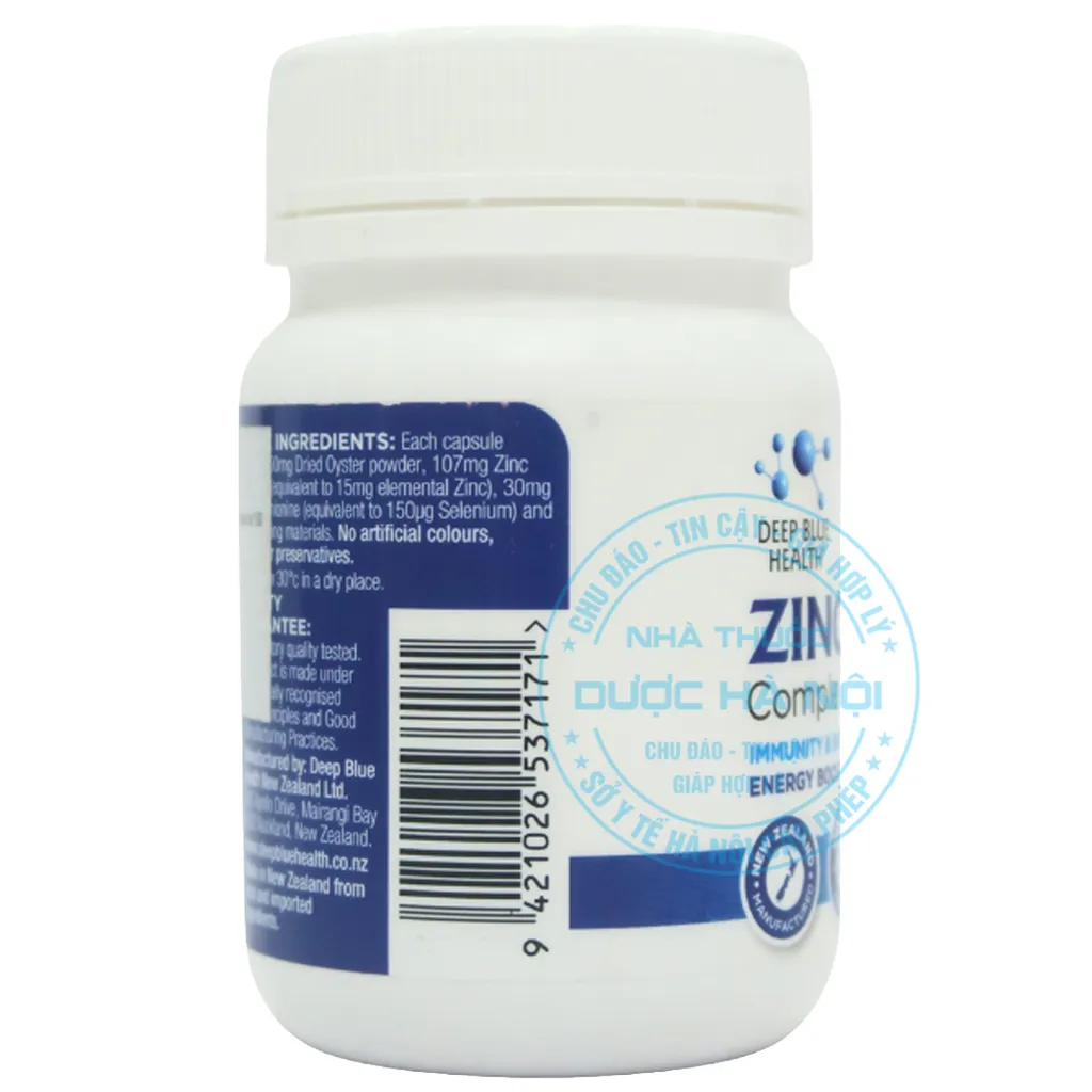 Viên uống Deep Blue Health Zinc Complex