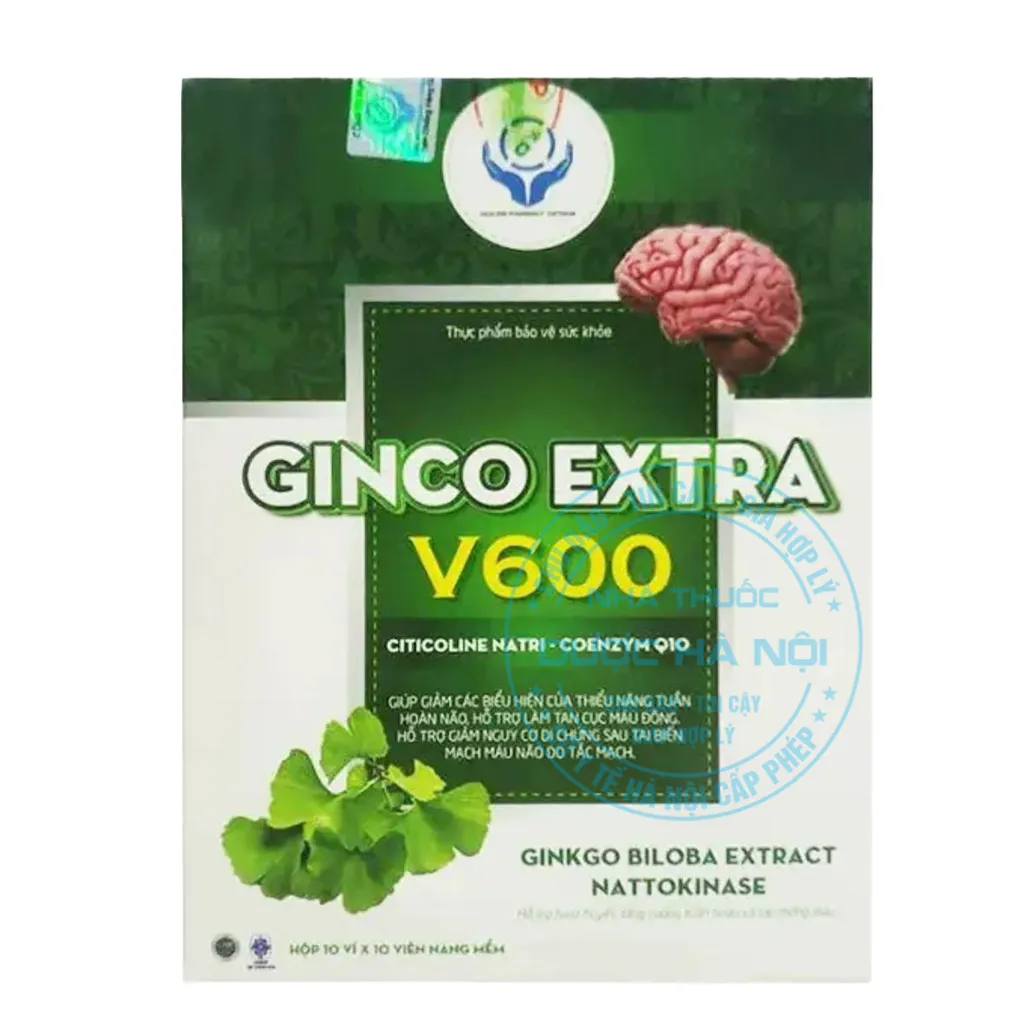 Viên uống Ginco Extra V600