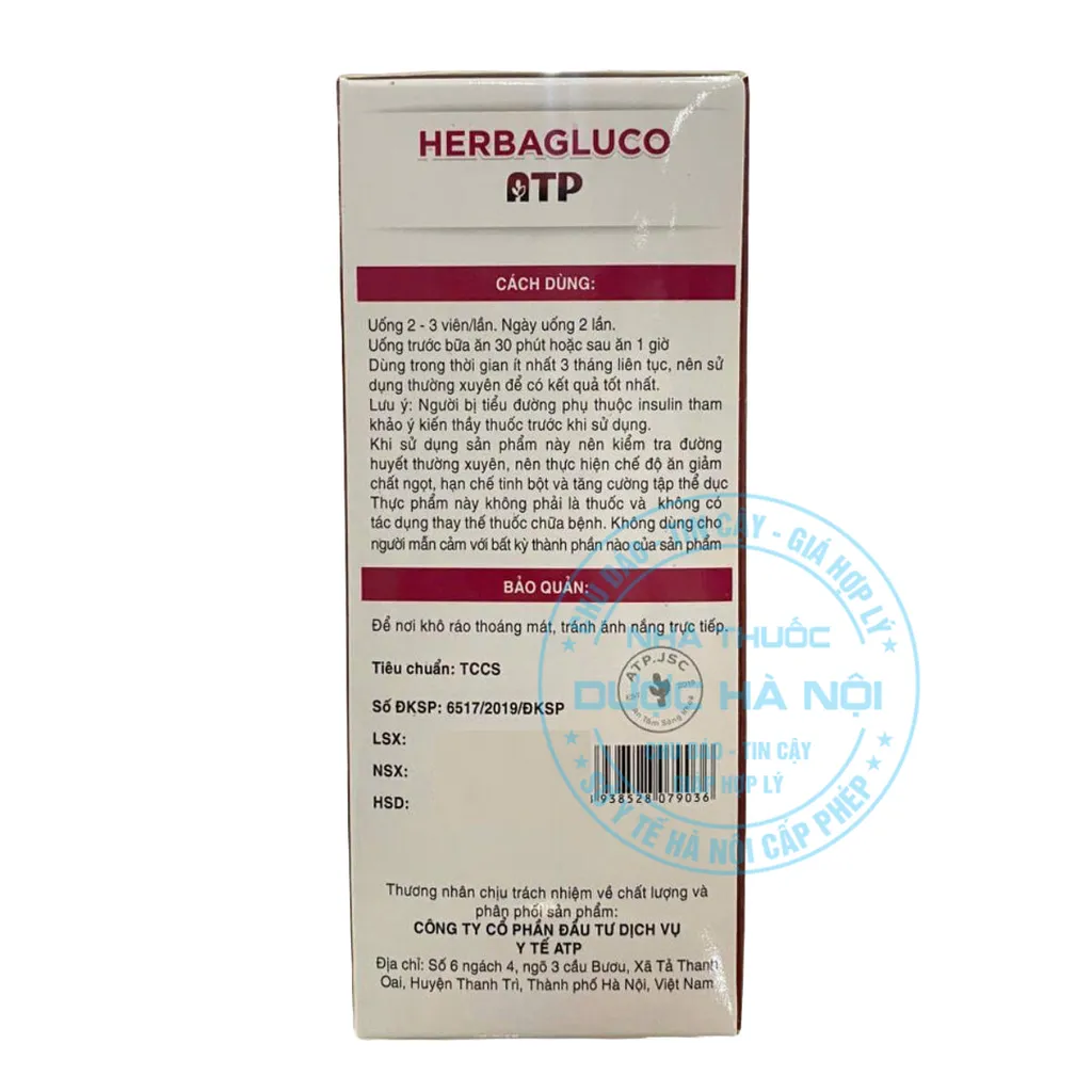 Viên uống Herbagluco ATP