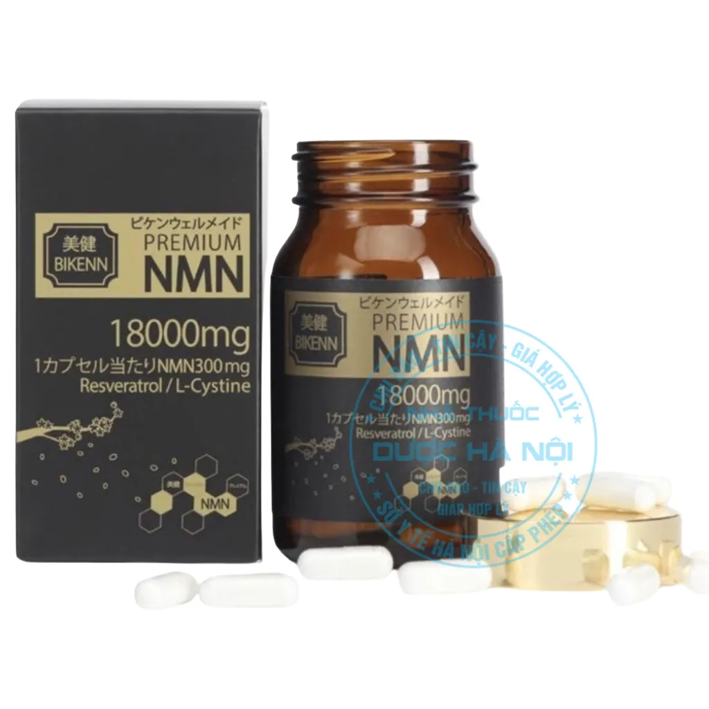 Viên uống  Premium NMN 18000mg Bikenn