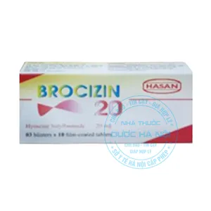 Thuốc Brocizin 20mg điều trị giảm nhanh các cơn đau và co thắt nội tạng