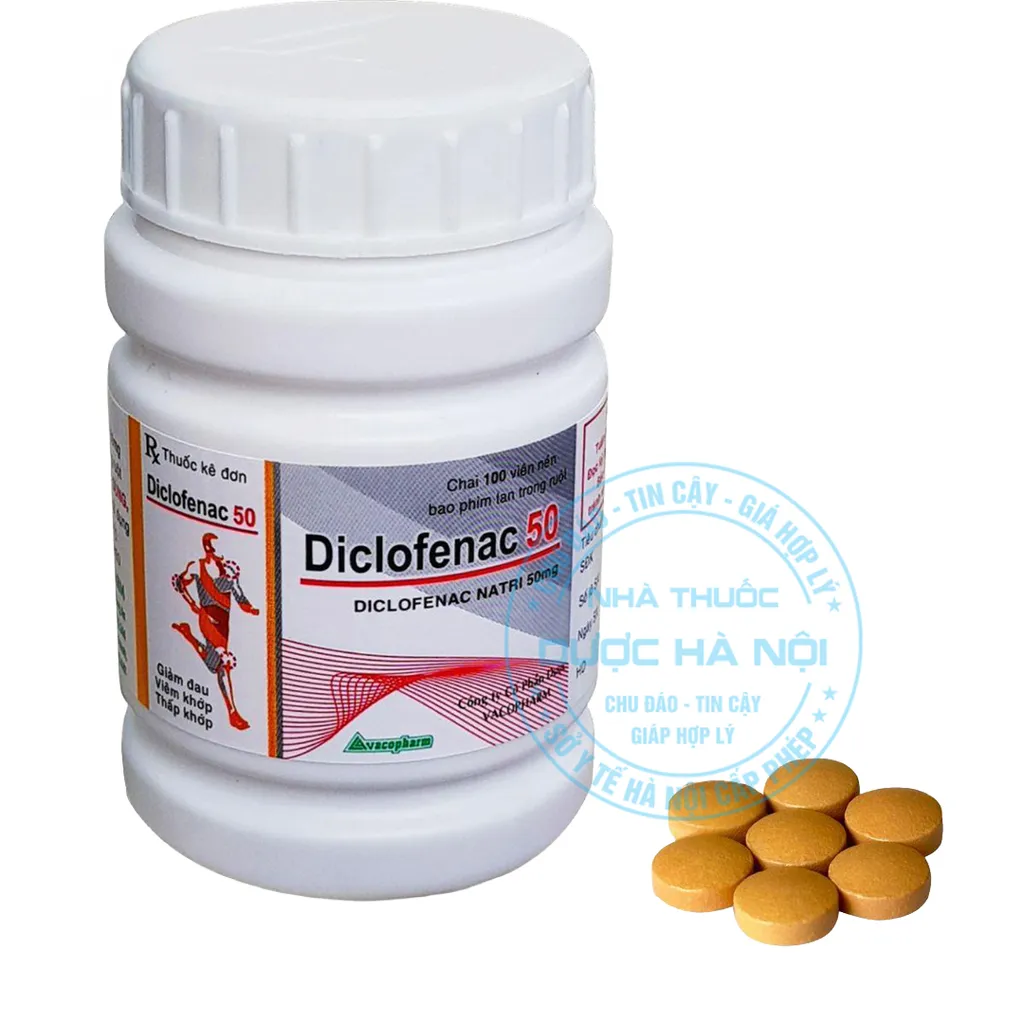 Thuốc Diclofenac 50