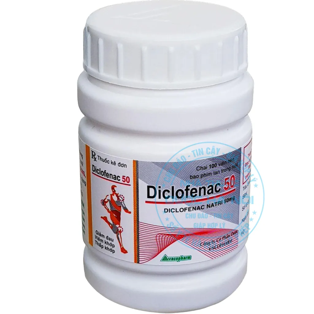 Thuốc Diclofenac 50