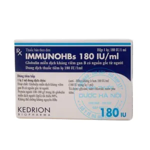 Thuốc Immunohbs 180UI/ml phòng ngừa và điều trị hiệu quả virus viêm gan B