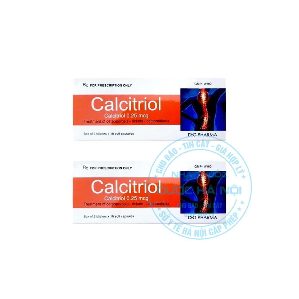 Thuốc Calcitriol 0.25mcg DHG