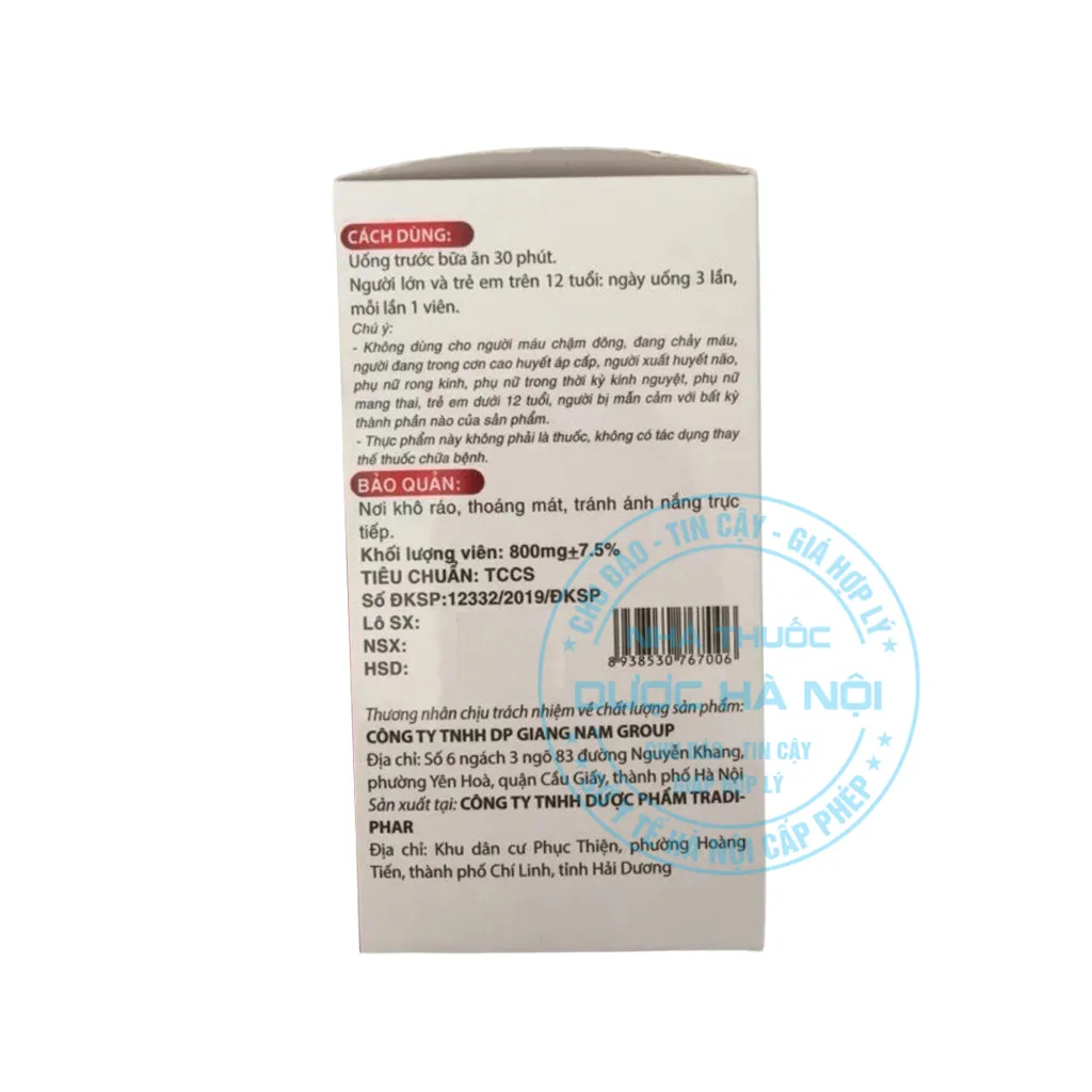 Viên uống Ginko Citicolin Q10